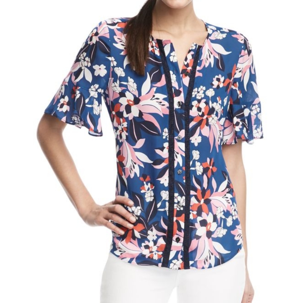 Bellamy Draper James Flutter Sleeve Top 6 - image 2